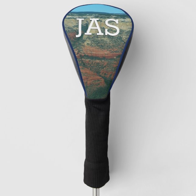 Layers of Red Rocks in Sedona Arizona Golf Head Cover (Front)