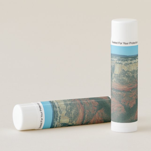 Layers of Red Rocks in Sedona Arizona Lip Balm (Front)