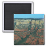 Layers of Red Rocks in Sedona Arizona Magnet