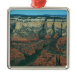 Layers of Red Rocks in Sedona Arizona Metal Ornament