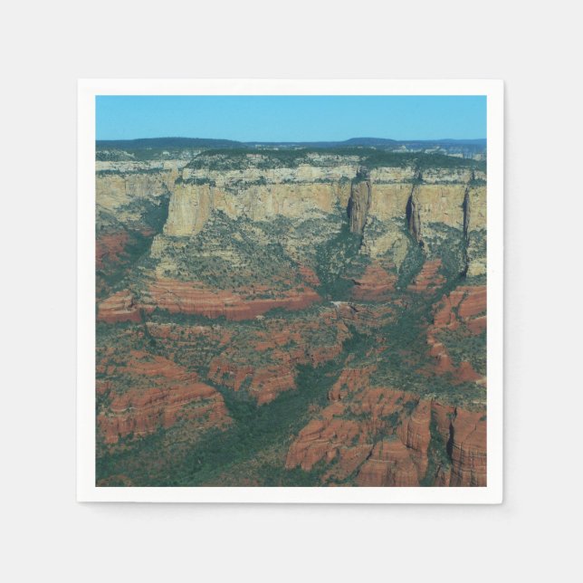 Layers of Red Rocks in Sedona Arizona Napkins (Front)