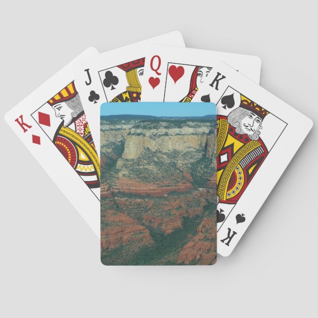 Layers of Red Rocks in Sedona Arizona Poker Cards (Back)