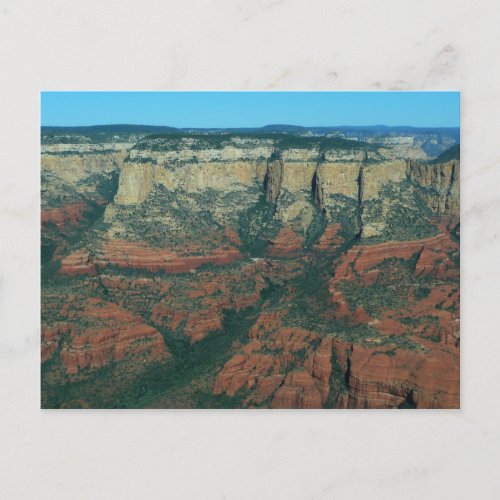 Layers of Red Rocks in Sedona Arizona Postcard