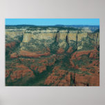 Layers of Red Rocks in Sedona Arizona Poster