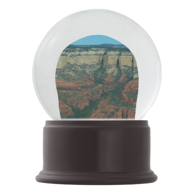 Layers of Red Rocks in Sedona Arizona Snow Globe (Front)