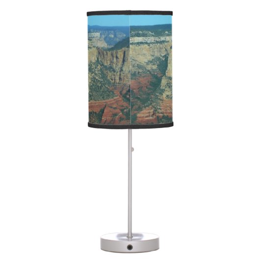 Layers of Red Rocks in Sedona Arizona Table Lamp (Back)
