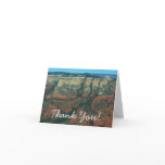 Layers of Red Rocks in Sedona Arizona Thank You Card