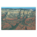 Layers of Red Rocks in Sedona Arizona Tissue Paper