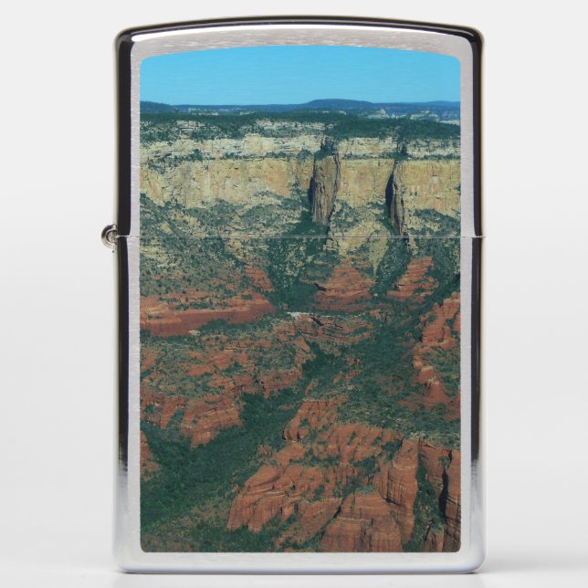 Layers of Red Rocks in Sedona Arizona Zippo Lighter (Front)