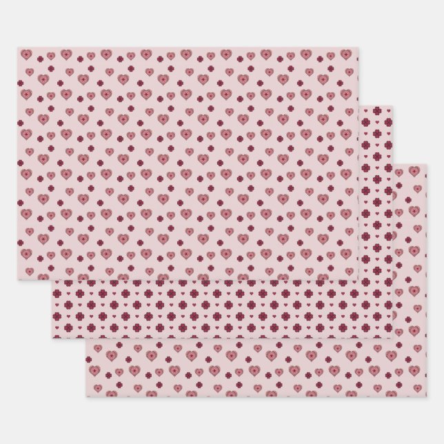 Layers of the Heart Wrapping Paper Set (Set)