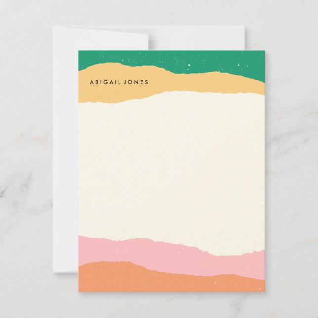Layers Stationery - Grapefruit Invitation (Front)