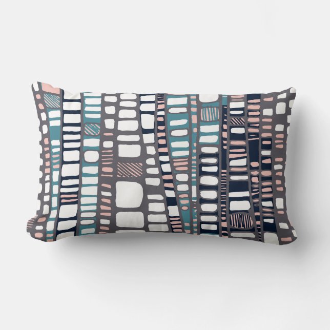 Layers teal lumbar pillow (Front)