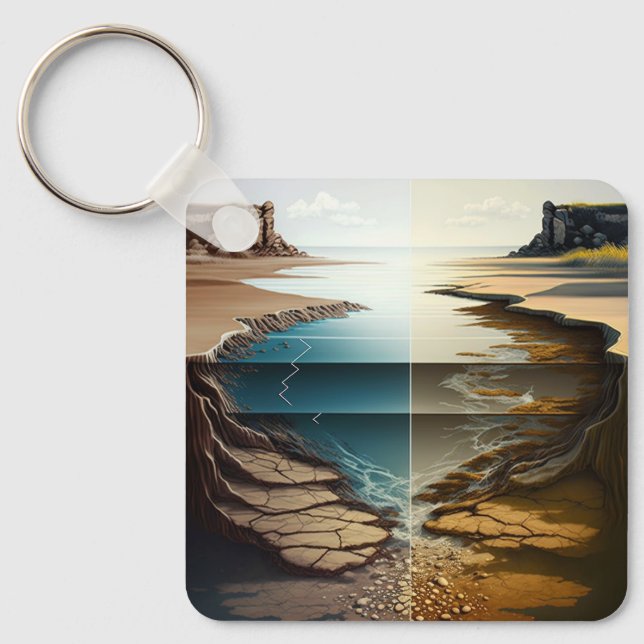Layers Unveiled Keychain (Front)