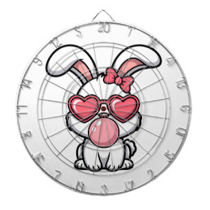 layful Kawaii Rabbit with Bubblegum Bubble Dart Board