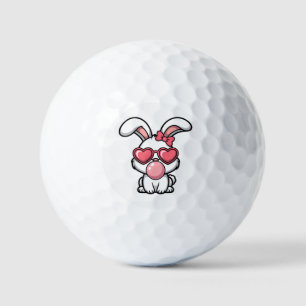 layful Kawaii Rabbit with Bubblegum Bubble Golf Balls
