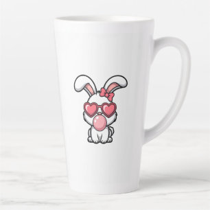 layful Kawaii Rabbit with Bubblegum Bubble Latte Mug