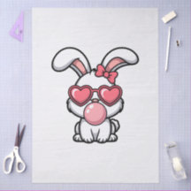 layful Kawaii Rabbit with Bubblegum Bubble