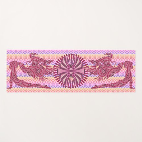 Laying Pose Mirror Mask Yoga Mat