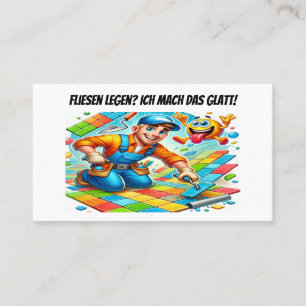 Laying tiles? I've got this! – Tile Layer Business Card
