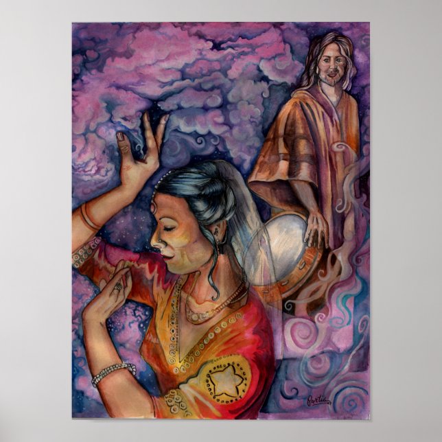 Layla and the Madman by Portia St Luke Poster (Front)