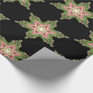 Layla Magical Snowflake Victorian Christmas Wrapping Paper