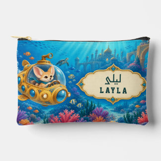 Layla’s Fennec Fox Submarine Pencil Case Accessory Pouch