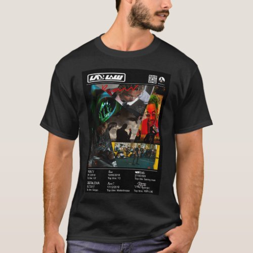 Laylow French Rap Discography Album Poster   T_Shirt