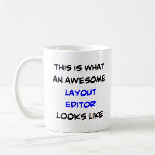 layout editor, awesome coffee mug