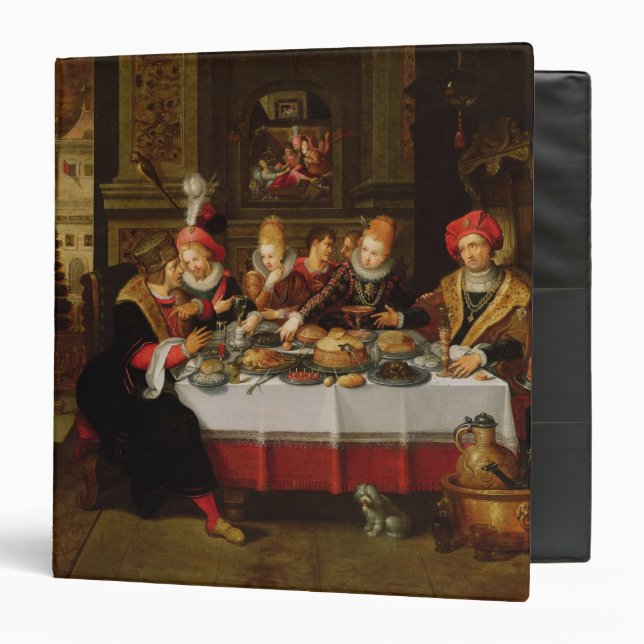 Lazarus and the Rich Man's Table 3 Ring Binder (Front/Inside)