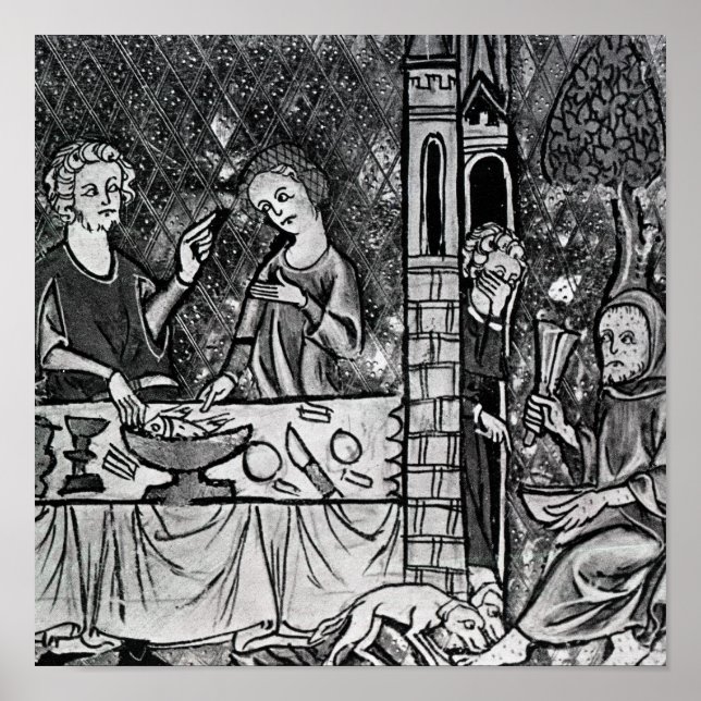 Lazarus at the rich man's gate poster (Front)