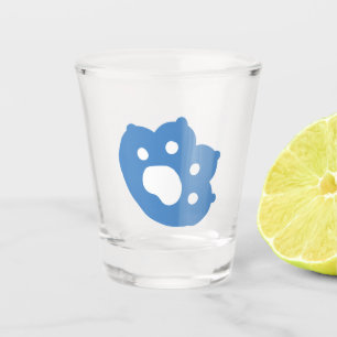 Laze Furr Days - Cute Lazy Cats Design Shot Glass