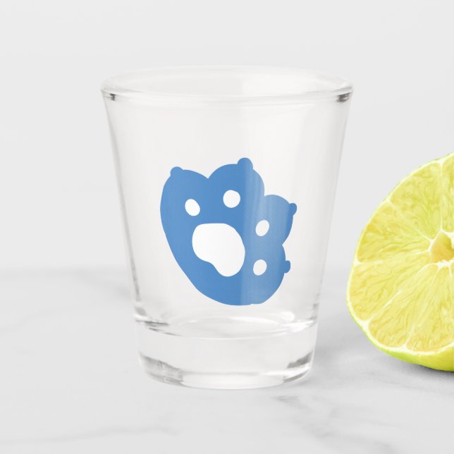 Laze Furr Days - Cute Lazy Cats Design Shot Glass (Front)