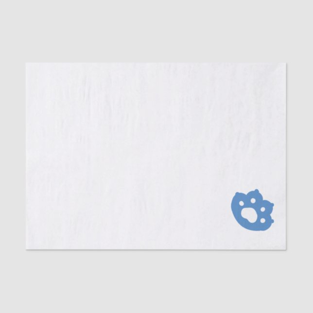 Laze Furr Days - Cute Lazy Cats Design Tissue Paper (Front)