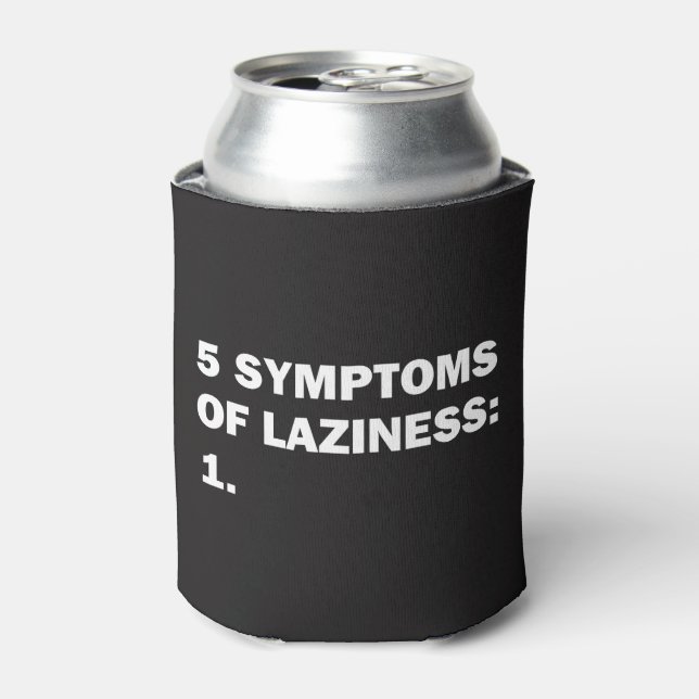 Laziness Can Cooler (Can Front)