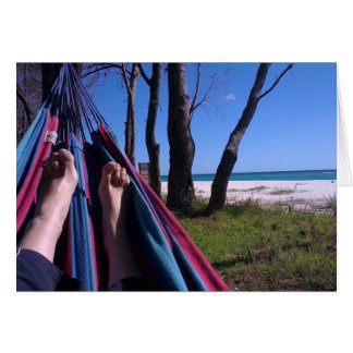 Lazing in Hammock Cards