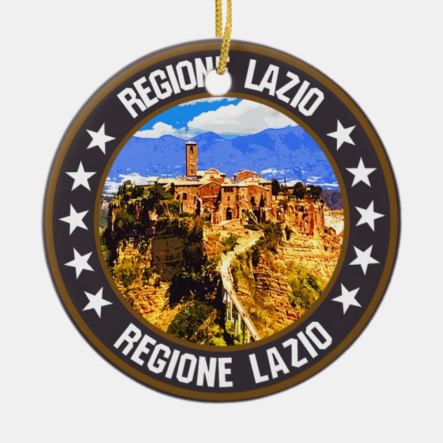 Lazio                                              ceramic ornament (Front)