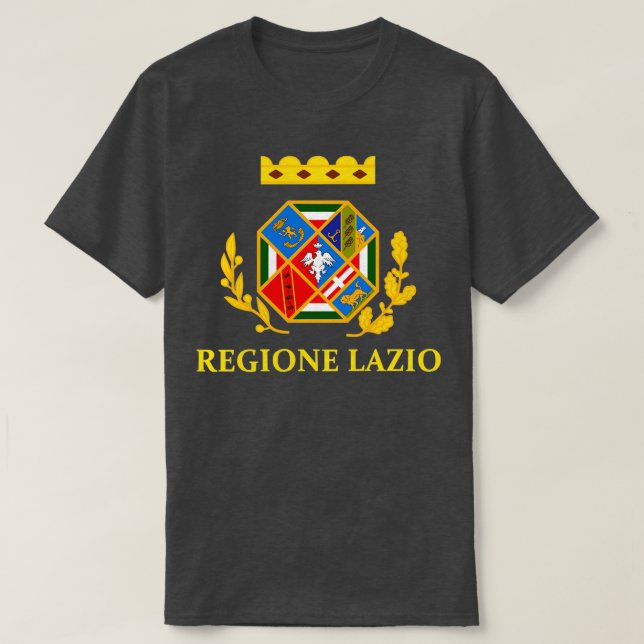 Lazio Flag Italy T-Shirt (Design Front)
