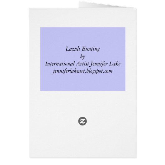 Lazuli Bunting (Back)