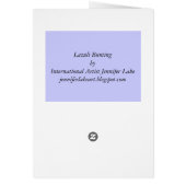 Lazuli Bunting Cards (Back)
