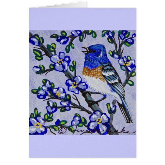 Lazuli Bunting Cards (Front)