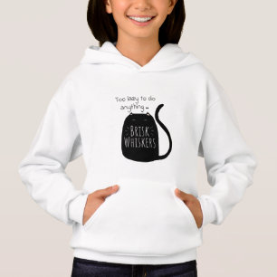  Lazy black cat T-Shirt Hoodie