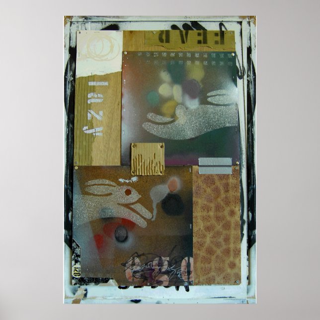 Lazy Bunny Poster (Front)