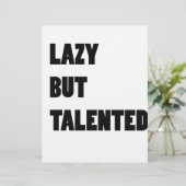 Lazy but talented (Standing Front)
