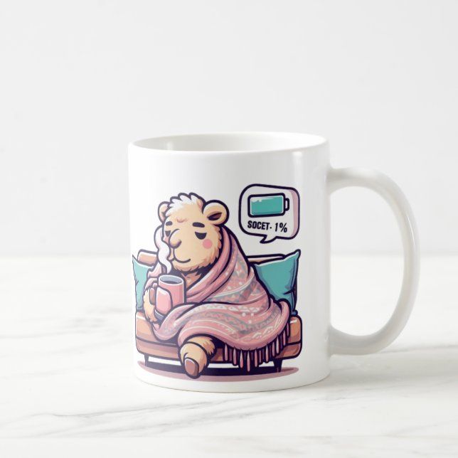 Lazy Camel Mug | Cozy Coffee Vibes for Tired Souls (Right)