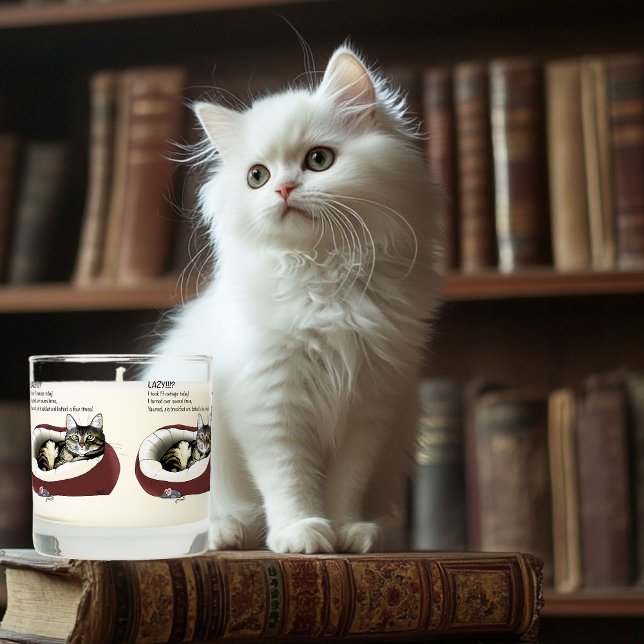 Lazy Cat Bed Green Funny Scented Candle (Creator Uploaded)