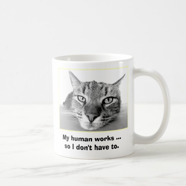 Lazy Cat Coffee Mug (Right)