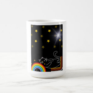 Lazy cat coffee mug