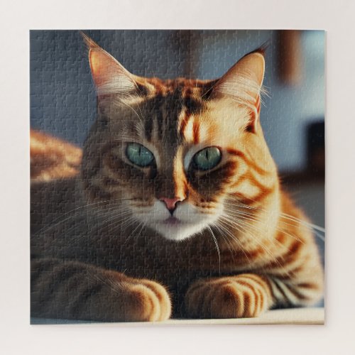 Lazy cat jigsaw puzzle