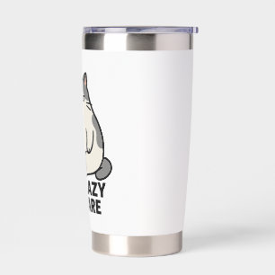 “Lazy Cat Portrait – Cozy Vibes for Cat Lovers” Insulated Tumbler