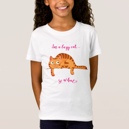 Lazy Cat T_Shirt